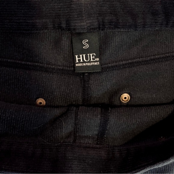 Small HUE light black corduroy skinny leg leggings stretch very flattering! - Picture 14 of 14